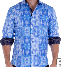Load image into Gallery viewer, 232242-425 Blue LS Shirt