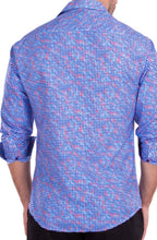 Load image into Gallery viewer, 212208-425 Blue LS Shirt