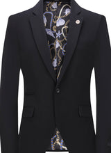 Load image into Gallery viewer, S601-0923 Cotton Sateen Luxury Slim Fit Blazer Light Blue