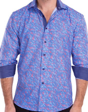 Load image into Gallery viewer, 212208-425 Blue LS Shirt