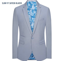 Load image into Gallery viewer, SL604-0923 Cotton Luxury Sateen Luxury Slim Fit Blazer