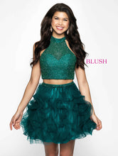 Load image into Gallery viewer, 11620 SANGRIA BLUSH 2 PIECE TULLE DRESS SIZE 14