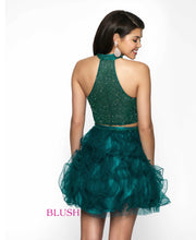 Load image into Gallery viewer, 11620 SANGRIA BLUSH 2 PIECE TULLE DRESS SIZE 14