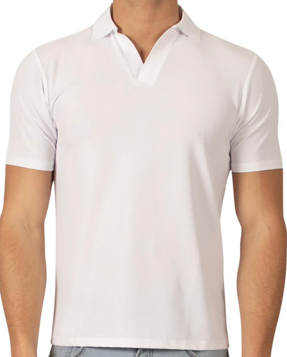 231801-524 Short Sleeve Polo Shirt White