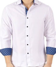 Load image into Gallery viewer, 242302-1026 Casual LS Shirt Contrasting Inner Collar, Placket &amp; Cuff
