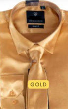 Load image into Gallery viewer, TSC721-626 TB Satin Dress Shirt &amp; Tie Combo
