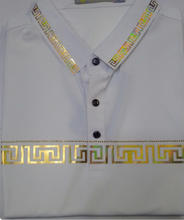 Load image into Gallery viewer, SCP7925-1124 White Short Sleeve Polo
