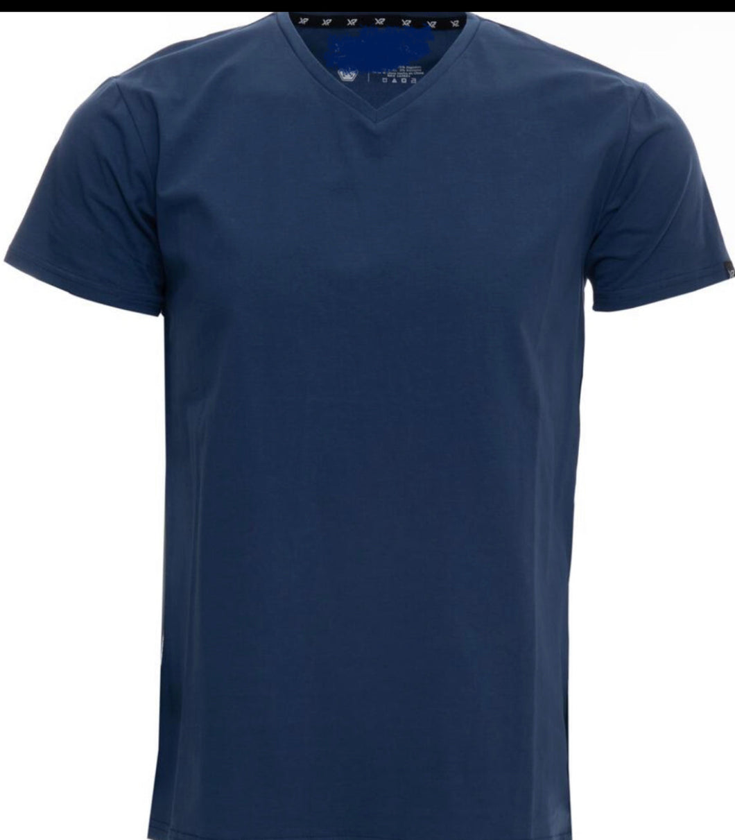 XMTS2641 NIGHT BLUE V NECK T SHIRT 422