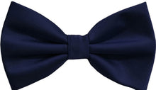 Load image into Gallery viewer, BT100-425 Solid Colored Pre-Tied Bow tie &amp; Pocket Square Set

