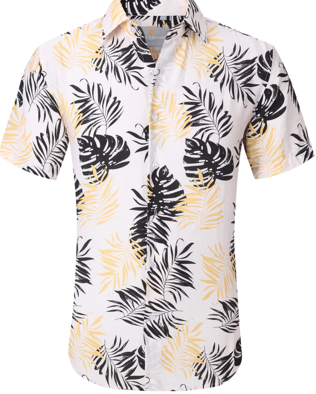 HSC353-0425 SC Yellow Art of Palm SS Shirt