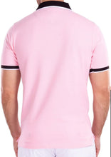 Load image into Gallery viewer, 211817-425 Pink Pique Polo W/Contrasting Plaquette &amp; Collar
