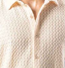 Load image into Gallery viewer, 252202-1125 BS Khaki Diamond Knit LS Modern Fit Shirt
