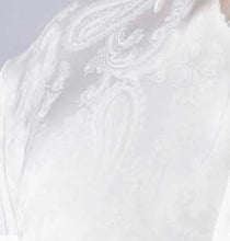 Load image into Gallery viewer, 252217-1125 BS White Modern Fit LS Paisley Shirt
