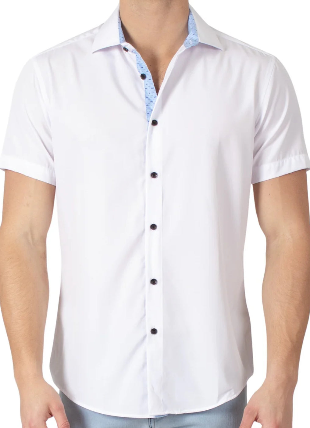 232118-624 White BSp SS Shirt