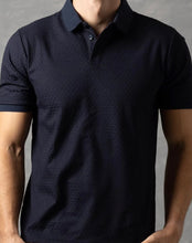 Load image into Gallery viewer, 261803-0426 BS Basketweave Knit Texture Polo Shirt
