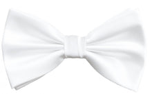 Load image into Gallery viewer, BT100-425 Solid Colored Pre-Tied Bow tie &amp; Pocket Square Set
