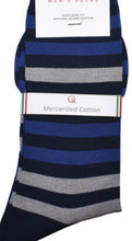 Load image into Gallery viewer, SQ530-425 BQ Striped Mercerized Cotton Socks
