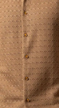 Load image into Gallery viewer, 252112-0426 BS Brown Open-Knit Diamond SS Shirt
