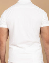 Load image into Gallery viewer, 242101-625 White Greek Pattern LS Shirt
