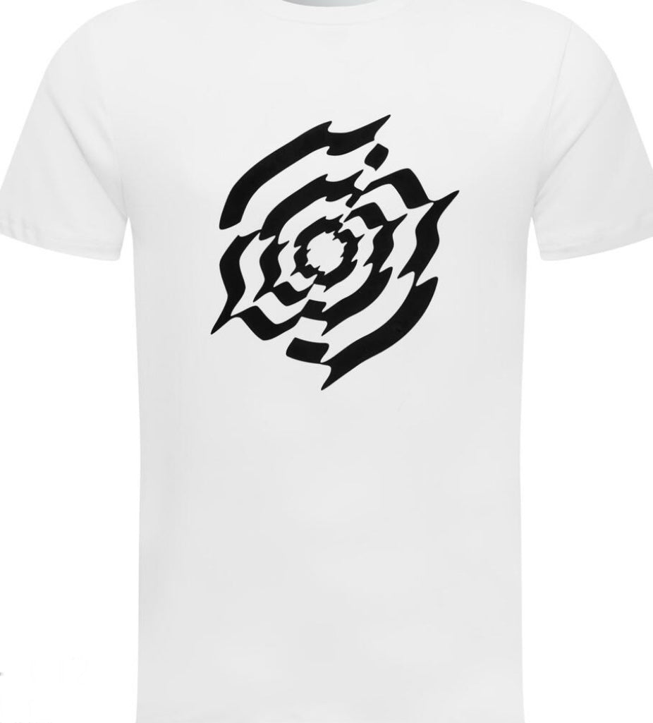 TRT1012-625 White 3D Print Abstract T Shirt