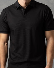 Load image into Gallery viewer, 261803-0426 BS Basketweave Knit Texture Polo Shirt
