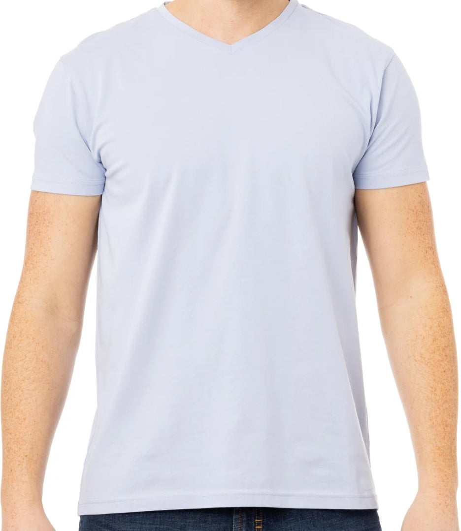 XMTS2641R-0425 XR Dusk Blue  V NECK T-SHIRT