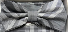 Load image into Gallery viewer, BT2138-1225 BQ Plaid Bow Tie Set
