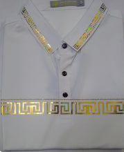 Load image into Gallery viewer, SCP7925-1124 White Short Sleeve Polo
