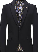 Load image into Gallery viewer, S601-0923 Cotton Sateen Luxury Slim Fit Blazer Light Blue
