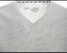 Load image into Gallery viewer, XMTS2641 OATMEAL V NECK T SHIRT 422
