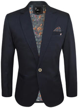 Load image into Gallery viewer, BZ511-624 TM EX Cotton Stretch Fashion Blazer (Reduced: Black to $265, Navy to $165.00)
