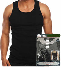 Load image into Gallery viewer, SHINA-0425 Pack of 3 A-Shirts (2 Black 1 Grey)
