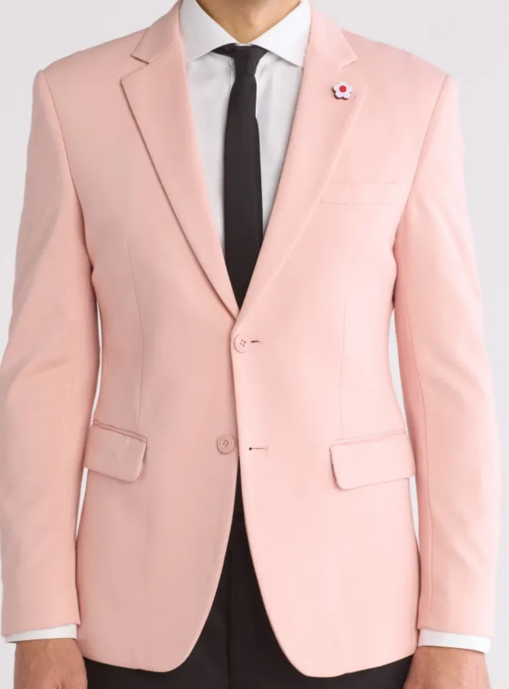 TRB752~1224 TRB Slim Fit Knit Fashion Blazer