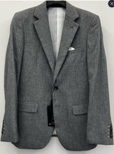 Load image into Gallery viewer, TRB921-625 Stretch Texture Fabric Blazer(Options Blue or Black)
