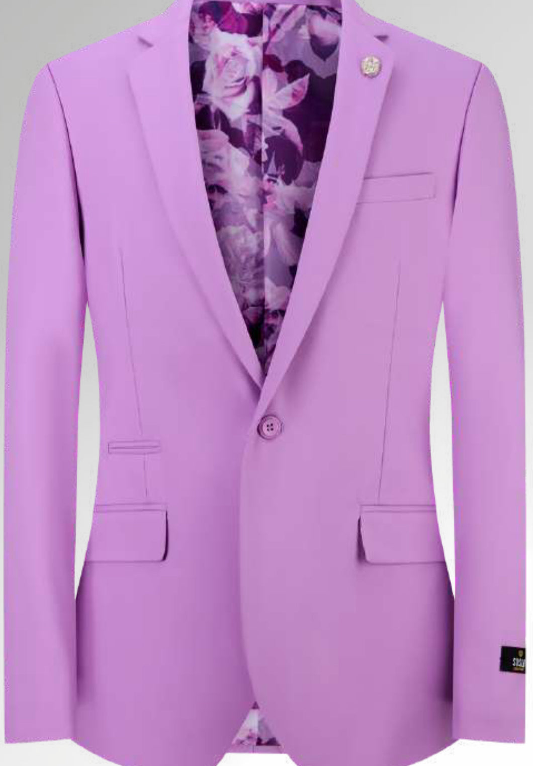 SC1601-824 Purple Sateen Blazer