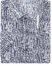 Load image into Gallery viewer, SC415-0425 SC Navy Beach Boxed Crotchet SS Shirt
