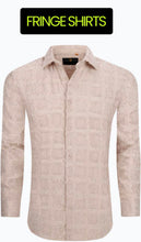 Load image into Gallery viewer, FW1601-1125 SC Cream Fringe LS Shirt
