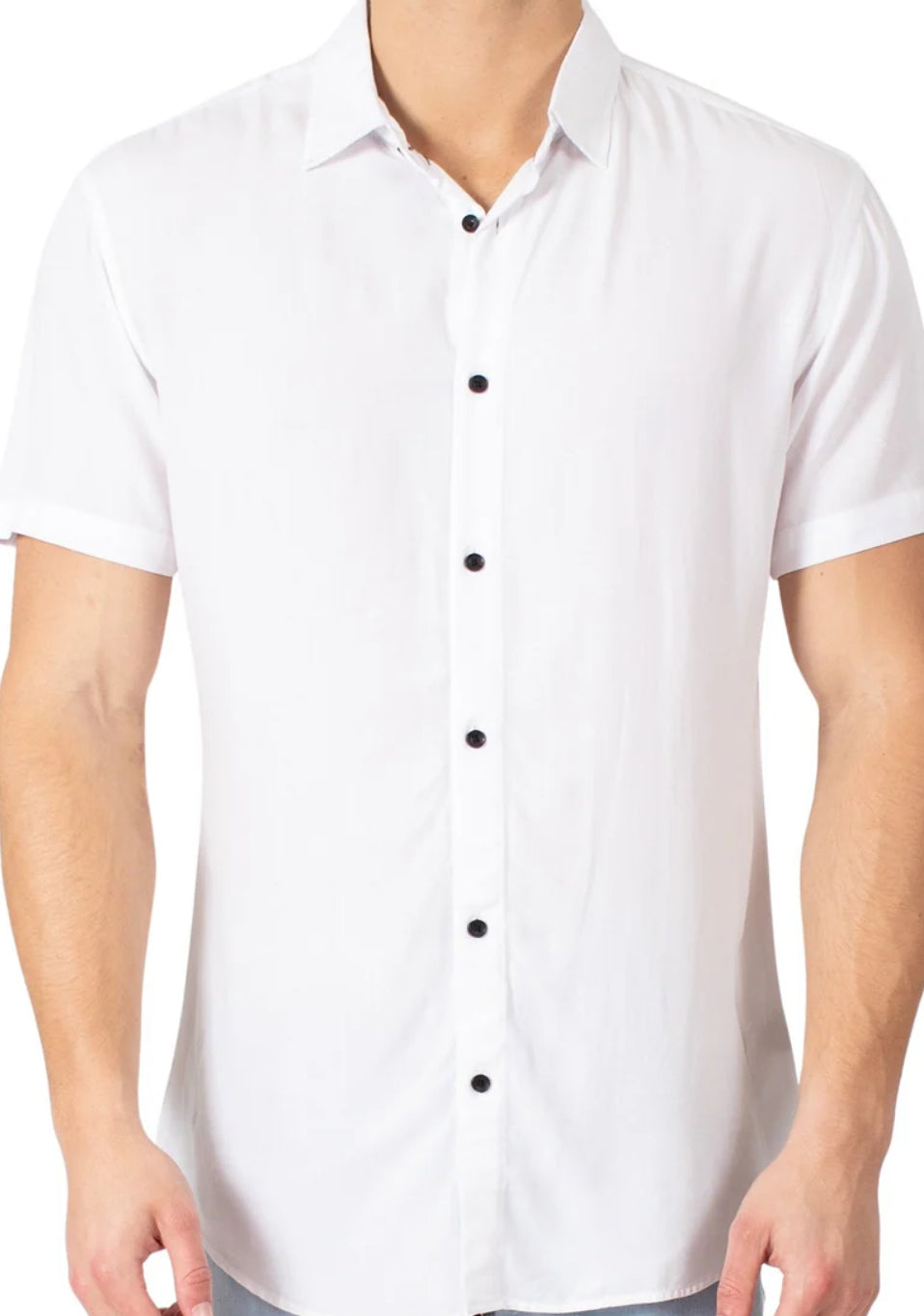 232111-0524 Short Sleeve Shirt White