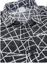 Load image into Gallery viewer, SC402-0425 SC Black Tangled Web SS Crotchet Shirt

