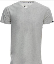 Load image into Gallery viewer, XMTS2641 OATMEAL V NECK T SHIRT 422
