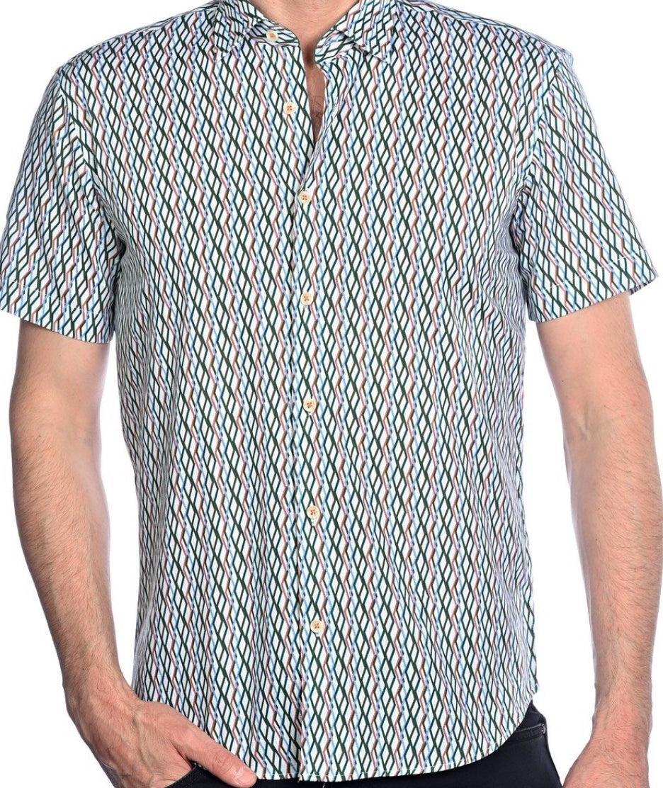 M661-624 MZM Green Short Sleeve Shirt