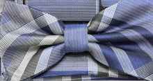 Load image into Gallery viewer, BT2138-1225 BQ Plaid Bow Tie Set
