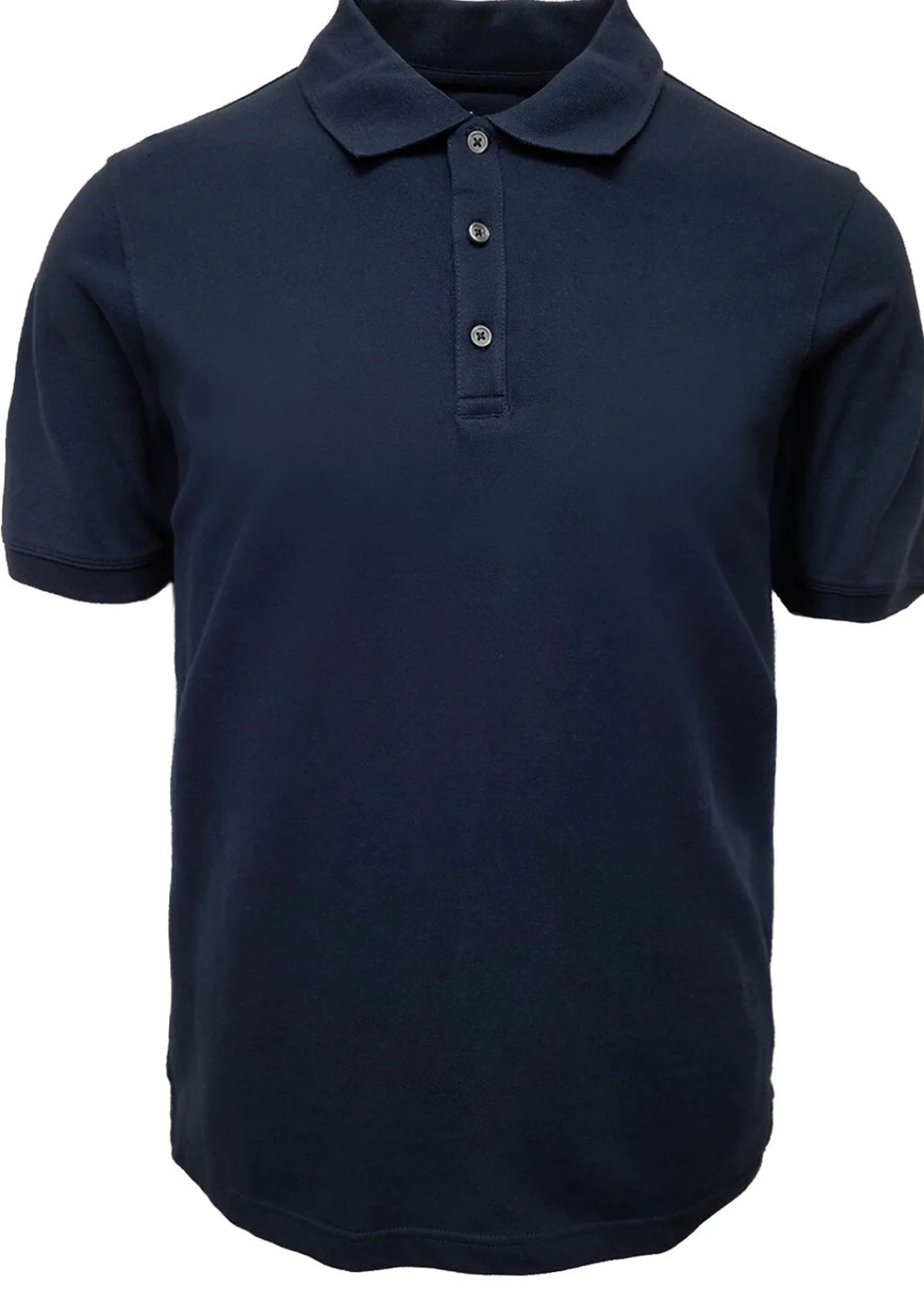 300MD Navy Pique SS Polo
