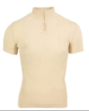 Load image into Gallery viewer, ZK509-1023 SS Mock Turtleneck with Zipper Beige
