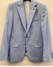 Load image into Gallery viewer, TRB921-625 Stretch Texture Fabric Blazer(Options Blue or Black)
