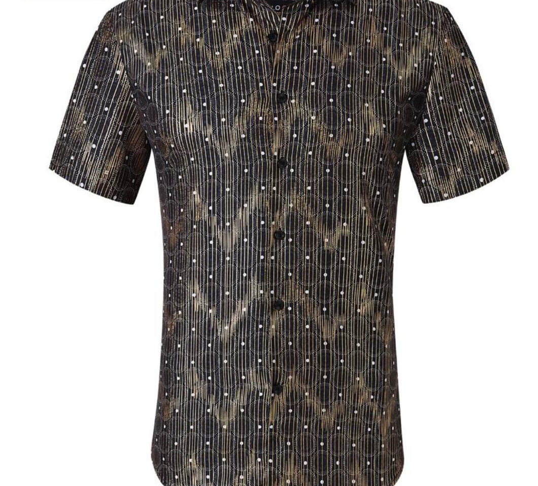 SF503-2/623 Couture Black Iridescent SS Shirt