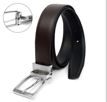 Load image into Gallery viewer, RVMGLB Reversible Genuine Leather Belt/Rotated Buckle
