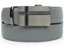 Load image into Gallery viewer, MGLBB Genuine Leather Men’s Sliding Buckle Ratchet Dress  Belt
