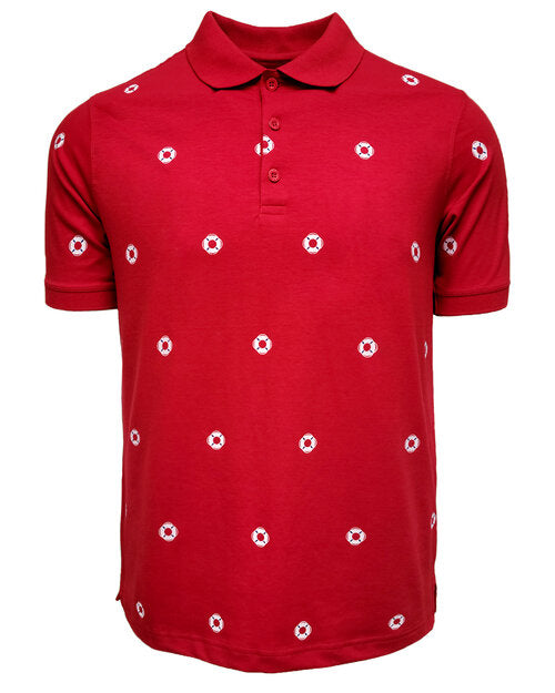 20203 Fashion Patterned Polo