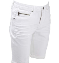 Load image into Gallery viewer, CMS99215-422- WHITE DENIM SHORTS
